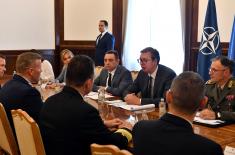 Састанак председника Вучића са врховним командантом Савезничких снага за Европу генералом Волтерсом