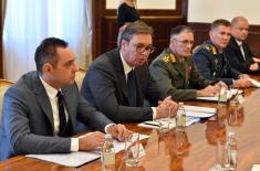 President Vučića meets NATO’s Supreme Allied Commander Europe General Wolters