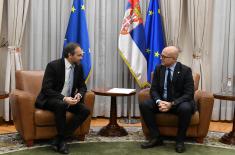 Meeting between Minister Vučević and EU Ambassador to Serbia