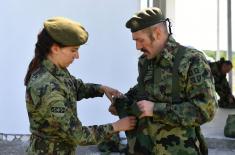 Minister Stefanović on set of “Soldier for a Day“