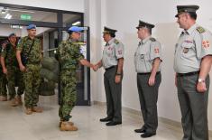 Welcome Ceremony for our Peacekeepers from the Central African Republic