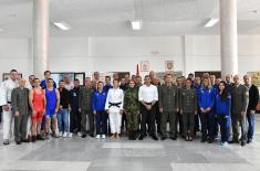 Minister of Defense visited military athletes’ final preparations ahead of the Military World Games