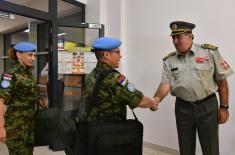 Welcome Ceremony for our Peacekeepers from the Central African Republic