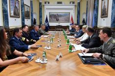 Meeting of Minister Vulin and General Wolters