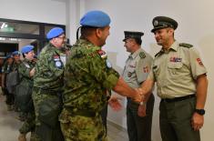 Welcome Ceremony for our Peacekeepers from the Central African Republic