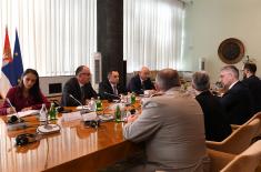 Meeting of Minister Vulin with Czech Minister of Defence Metnar