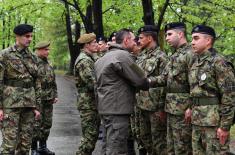 Обилазак 5. батаљона војне полиције