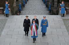 Statehood Day Wreath Laying Ceremony on Avala