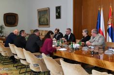 Meeting of Minister Vulin with Czech Minister of Defence Metnar