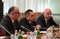 Meeting of Minister Vulin with Czech Minister of Defence Metnar