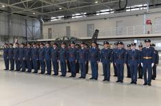 Aviator badge awarded to first pilot who completed new training model