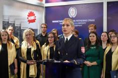 Oтворен штанд Министарства одбране и Војске Србије на Сајму књига