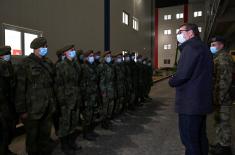 Predsednik Vučić: Ponosan sam što smo za četiri meseca izgradili velelepnu kovid bolnicu u Batajnici