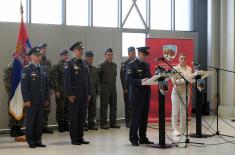 Aviator badge awarded to first pilot who completed new training model