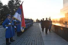 Statehood Day Wreath Laying Ceremony on Avala