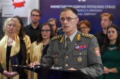 The Stand of the Ministry of Defence and Serbian Armed Forces Opened at the Book Fair