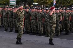 Генерална проба промоције најмлађих официра Војске Србије