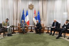 Minister Vučević meets with Ambassador of French Republic Pierre Koshar