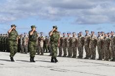 Send-off ceremony for contingent of the Serbian Armed Forces to UN mission in Cyprus