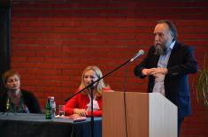 Lecture of Russian Geo-Politician Professor Dugin at the University of Defence