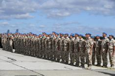 Send-off ceremony for contingent of the Serbian Armed Forces to UN mission in Cyprus