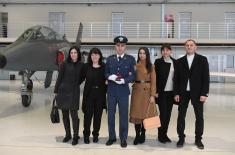 Aviator badge awarded to first pilot who completed new training model