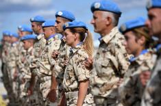 Send-off ceremony for contingent of the Serbian Armed Forces to UN mission in Cyprus