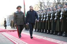 Meeting of Minister Vulin and Minister of Defence of Belarus General Khrenin