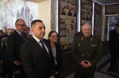 Ministar Vulin posetio Vojnu akademiju Belorusije i Hram „Svih svetih“ u Minsku