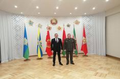 Meeting of Minister Vulin and Minister of Defence of Belarus General Khrenin