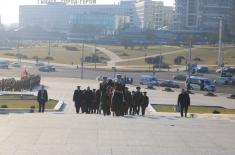 Minister Vulin Laid Wreath at “Minsk-Hero City” Memorial