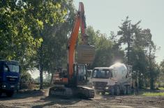 The beginning of the construction of a new and modern Covid hospital