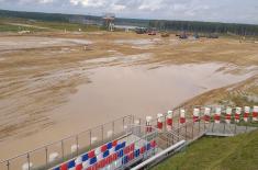 Tankmen of Serbian Armed Forces in Tank Biathlon Semi-finals