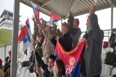 Tankmen of Serbian Armed Forces in Tank Biathlon Semi-finals