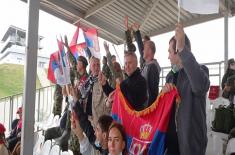 Tankmen of Serbian Armed Forces in Tank Biathlon Semi-finals