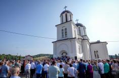 Minister Gašić attends consecration of Church of Holy Prophet Elijah