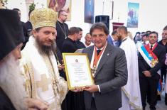 Minister Gašić attends consecration of Church of Holy Prophet Elijah