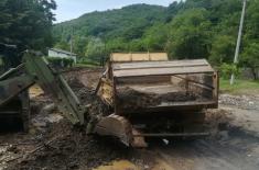 Vojska Srbije pomogla stanovništvu u opštini Blace