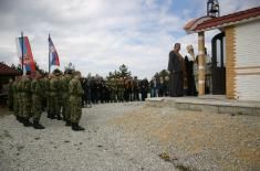 Помен погинулим припадницима  126. бригаде ВОЈИН