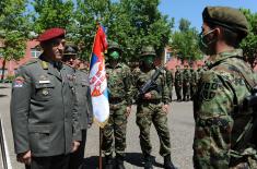 Soldiers of the “June 2020” generation take the Oath of Enlistment