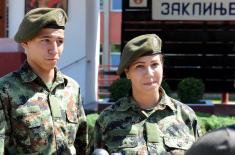 Soldiers of the “June 2020” generation take the Oath of Enlistment