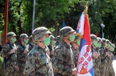 Soldiers of the “June 2020” generation take the Oath of Enlistment