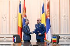 Bilateral defence consultation with Romania