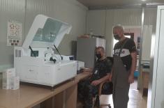 Serbian military hospital in Central African Republic equipped with state of the art medical devices
