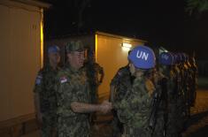 Chief of General Staff visits our peacekeepers in the Central African Republic