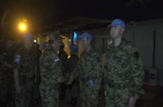 Chief of General Staff visits our peacekeepers in the Central African Republic