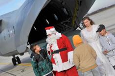 Santa Claus at “Batajnica” Airfield