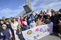 Santa Claus at “Batajnica” Airfield