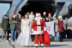 Santa Claus at “Batajnica” Airfield