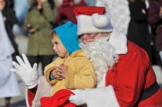 Santa Claus at “Batajnica” Airfield